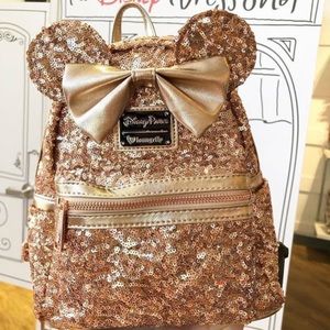 rose gold minnie plush